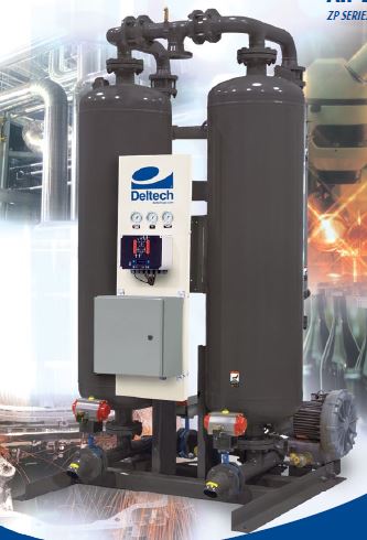 SPX deltech zp series blower purge regenerative compressed air dryer
